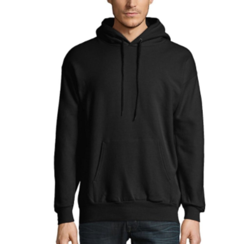 Hanes Men's Ecosmart Pullover Hoodie BLACK - 2XL